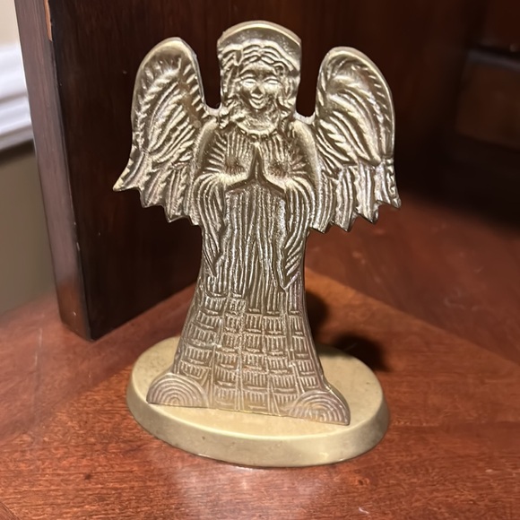 Brass Angel Candle Holder - Picture 14 of 15